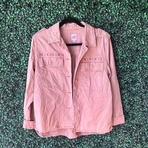 GAP Women's Blush Utility Jacket